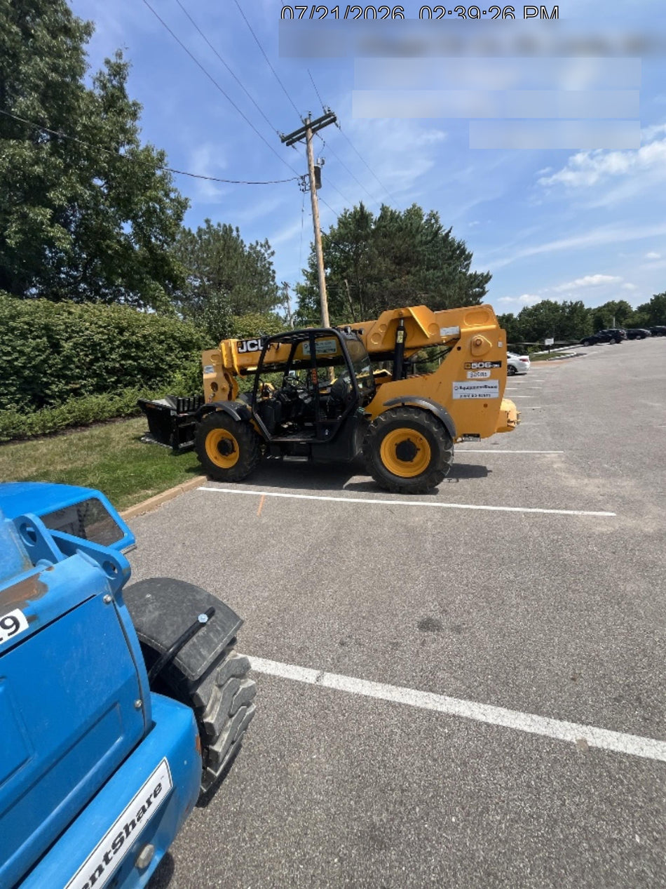 2019 JCB 506-36 Canopy, 74 HP, Foam Filled Tires, STD Worklight, Beacon, Aux Hydraulics, Lifting Eye, Back up Alarm 48" Carriage/48" Forks