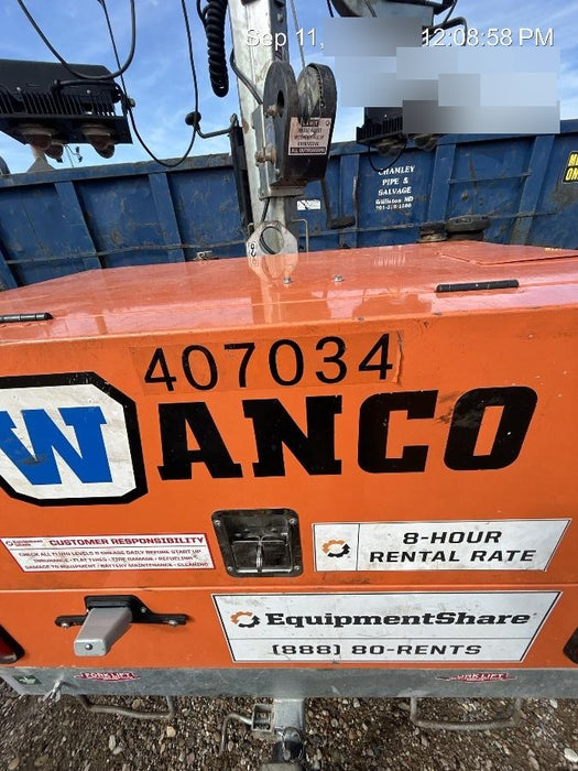 2024 Wanco WLTT-4MM4K Diesel, Deep Sea Controller, Shore Power Plug, Auto Start, (4) 350W LED Floodlights, 4kW Generator, 60 Gal Fuel Tank, 2" Ball, T3