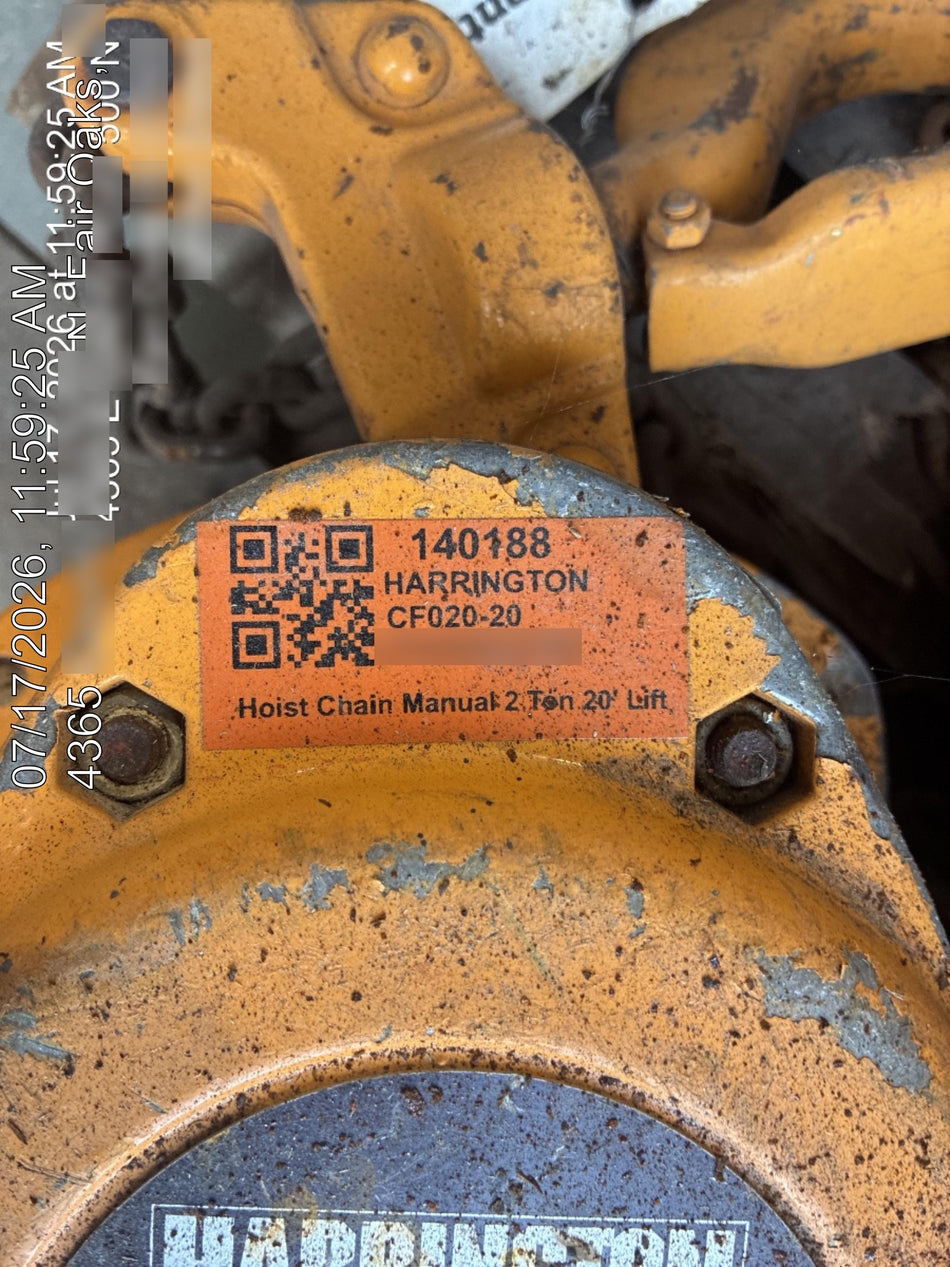 2021 HARRINGTON CF020-20