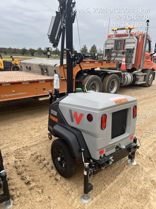 2024 Wacker Neuson LTT4 Diesel, Kohler KDW702, Deep Sea Controller, Auto Start, LED 320W, Bypass Outlet, T3
