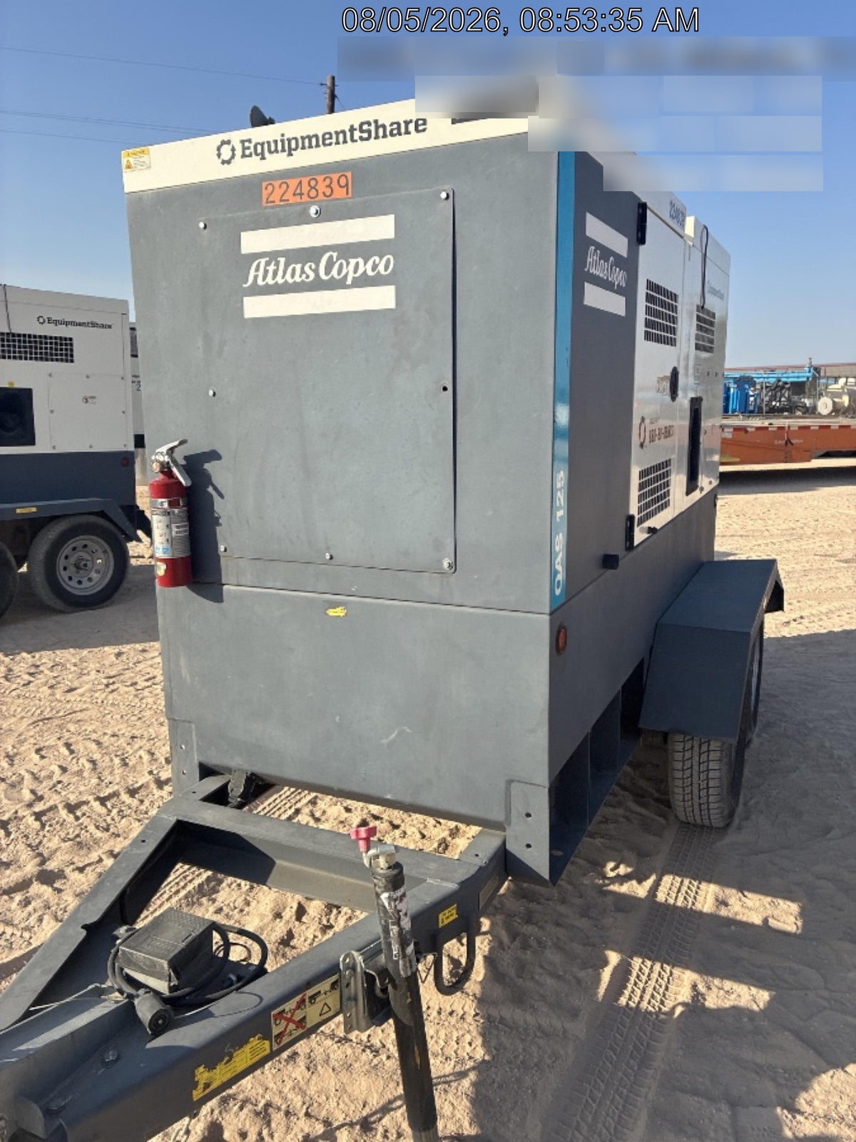 2022 ATLAS COPCO QAS 125