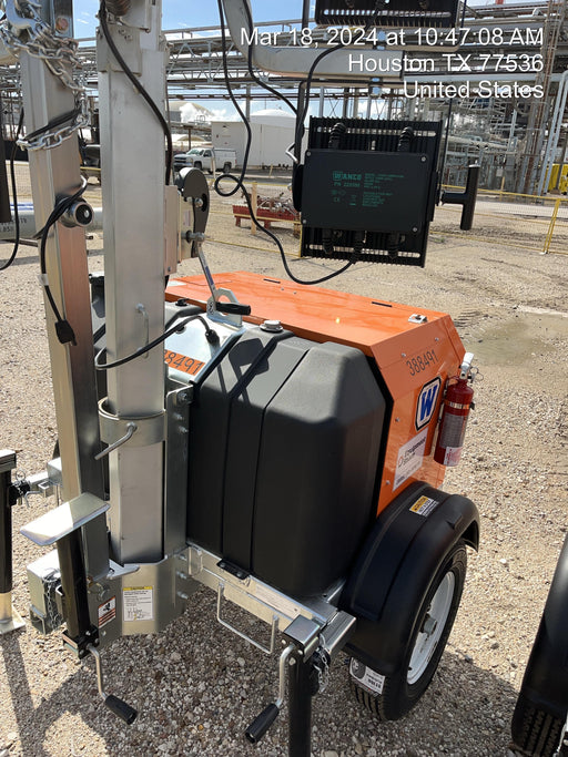 2024 Wanco WLTT-4MM4K Diesel, Deep Sea Controller, Shore Power Plug, Auto Start, (4) 350W LED Floodlights, 4kW Generator, 60 Gal Fuel Tank, 2" Ball, T3