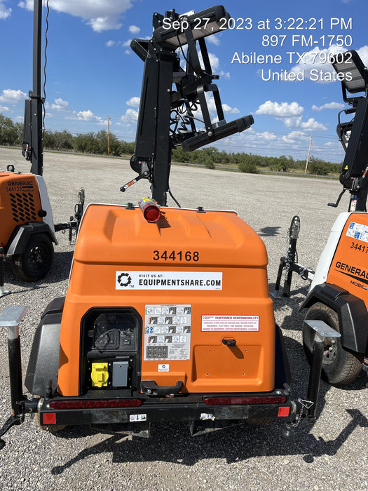 2023 Generac MLT2 Diesel, Flex Switch 120V Input, Powerzone Controller, (4) 320W LED Lights, 4kW Generator, 39.9 Gal Fuel Tank, 2" Ball, T3