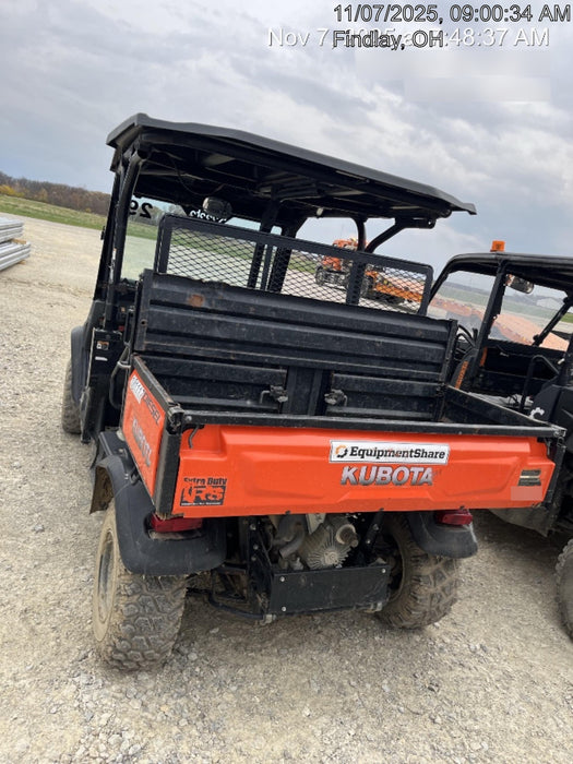 Kubota RTV-X1140W-H 4WD, LED Strobe, Windshield Acrylic Clear, Plastic Canopy, Wire Harness Kit, Backup Alarm