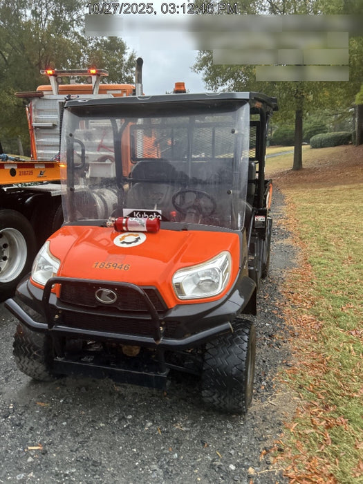 2021 Kubota RTV-X1140W-H Plastic Canopy, Windshield Acrylic Clear, LED Strobe Light, Wire Harness Kit, Back up Alarm