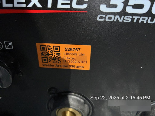 2025 LINCOLN ELECTRIC FLEXTEC 350X