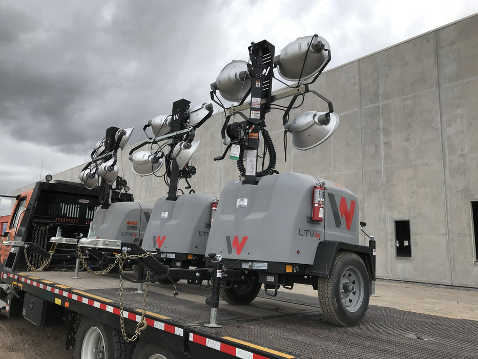 2019 Wacker Neuson LTV6L-MH Mobile Light Tower w/Fuel Level Sensor Installed