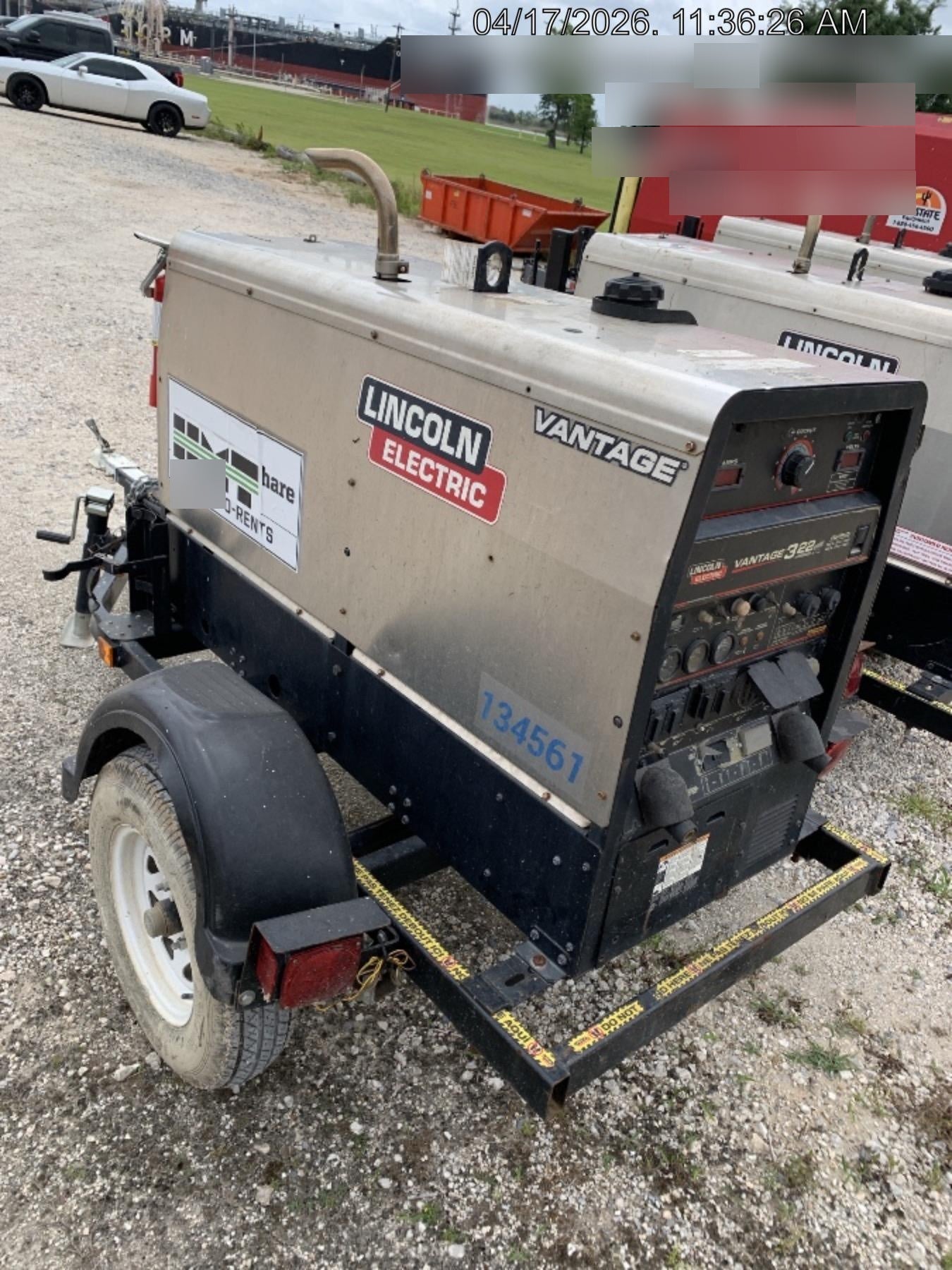 2021 Lincoln Electric Vantage 322 Ready Pak 3