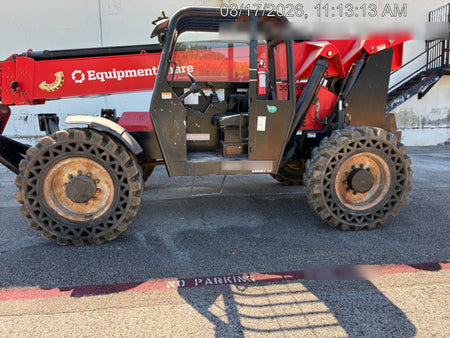 2019 Manitou MTA10055 Canopy, 120 HP, Solid Tires, Work Lights, Lift Hook, Auxiliary Hydraulics w/66" Carriage and 60" Forks
