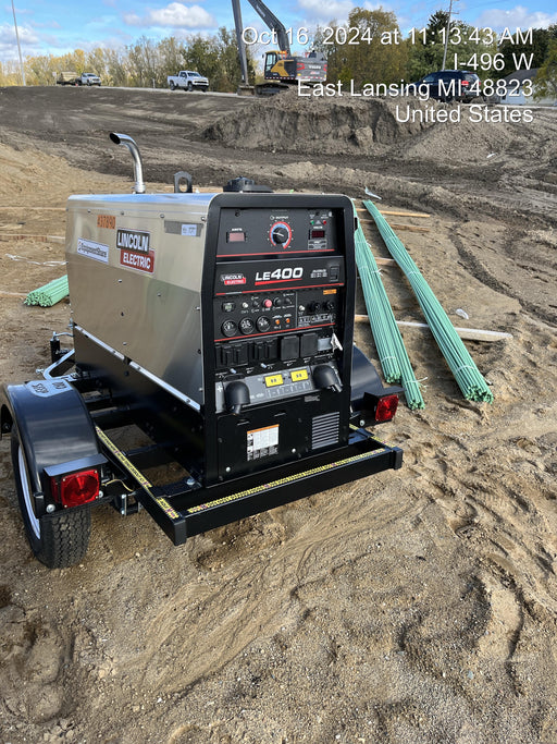 2024 Lincoln Electric LE400 Kubota V1505, Trlr, Cable Rack, Light Kit, ES Decals, T3