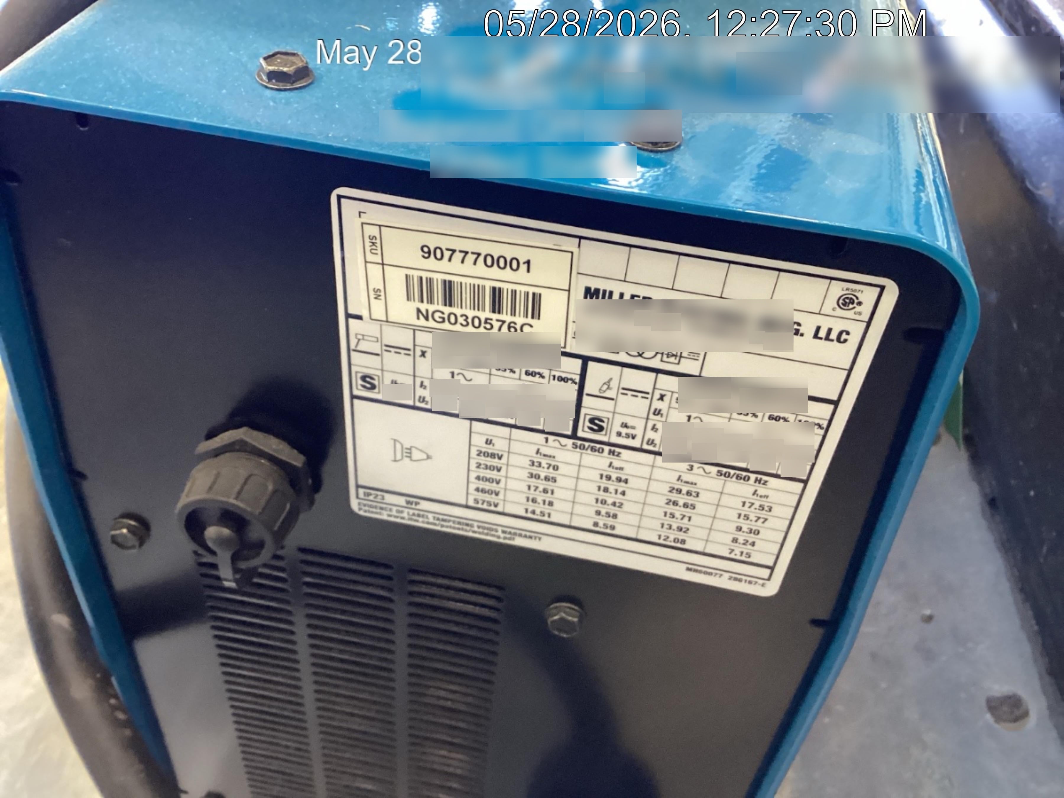 2026 MILLER ELECTRIC CST-282