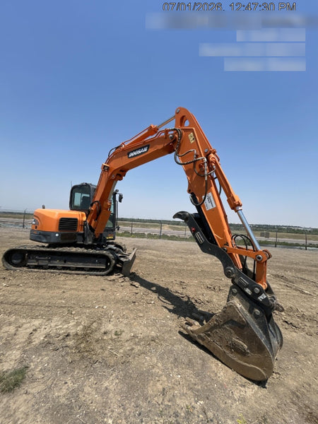 2019 Doosan DX85R-3 Standard Track Mini Excavator
