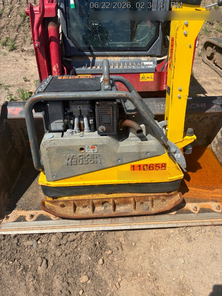 2020 Wacker Neuson DPU4545HEH Walk Behind Reversible Plate Compactor, Diesel