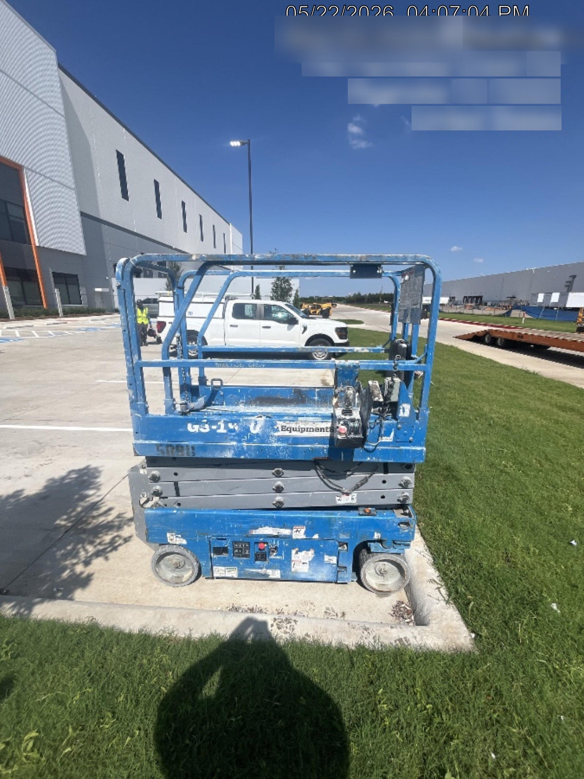 2019 Genie GS-1930 Fixed Rails with Chain Entry