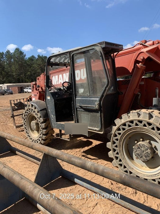 2018 Manitou MTA10055 Manitou MTA 10055 w/Cab/Heat/AC, Work Lights/Strobe, Aux Hyd, Solid Tires, Lift Hook, 66" Carriage, 60" Forks
