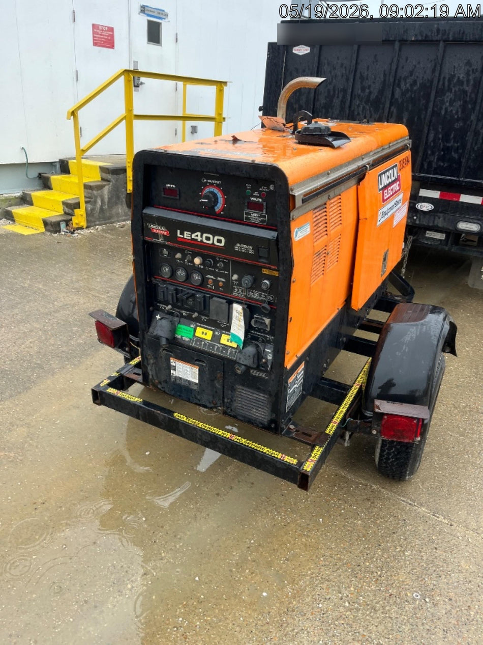 2022 Lincoln Electric LE400 Kubota V1505, Trlr, Cable Rack, Light Kit, ES Decals, T3