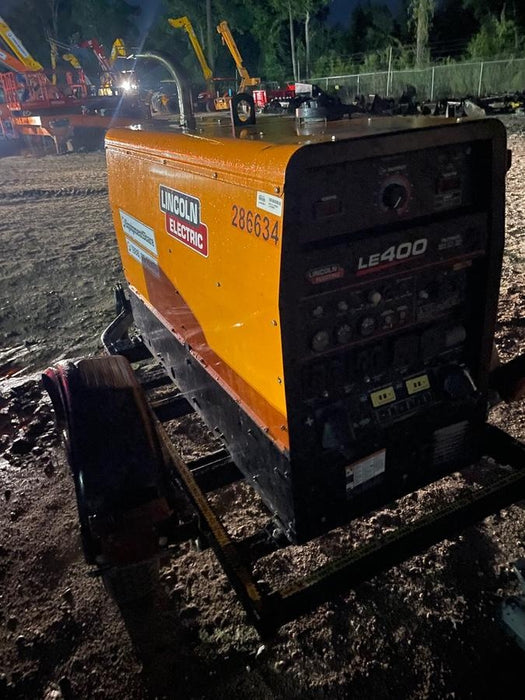 2022 Lincoln Electric LE400 Kubota V1505, Trlr, Cable Rack, Light Kit, ES Decals, T3