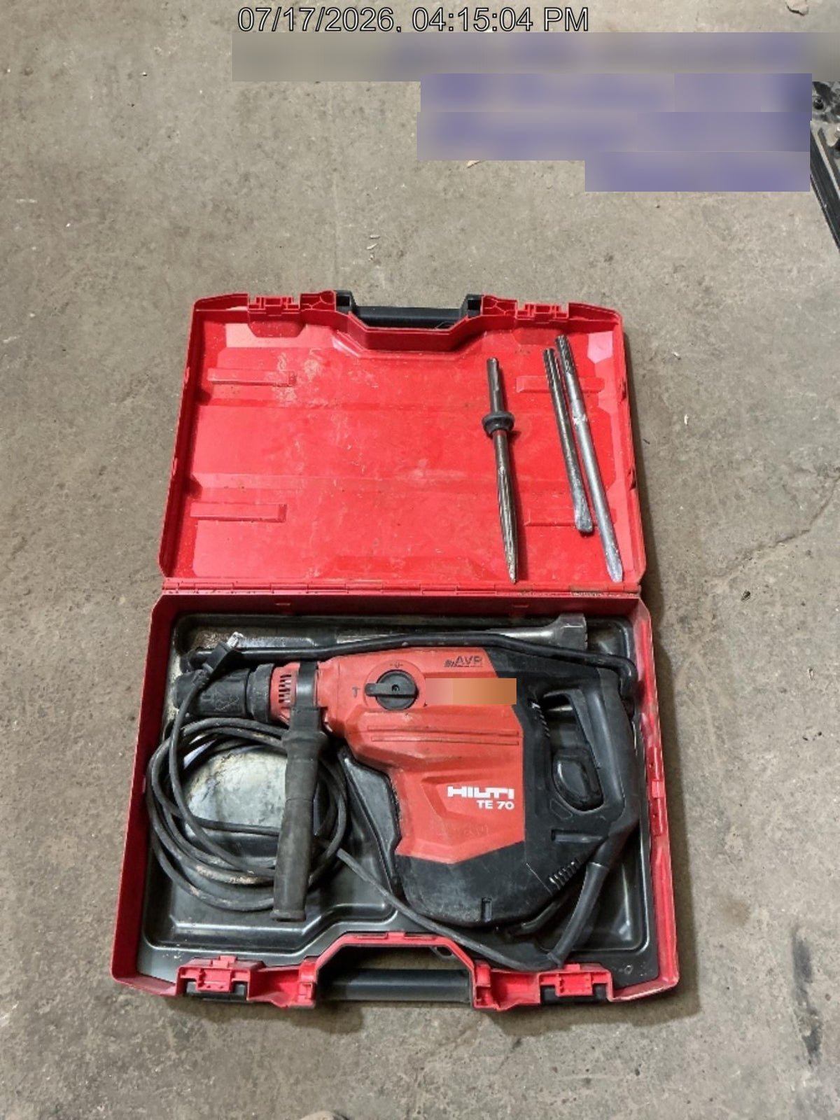 2020 HILTI TE 70-AVR