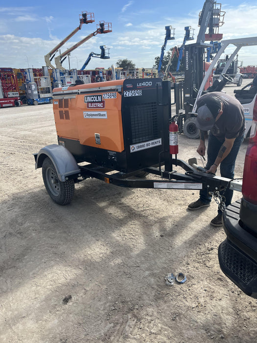 2022 Lincoln Electric LE400 Kubota V1505, Trlr, Cable Rack, Light Kit, ES Decals, T3