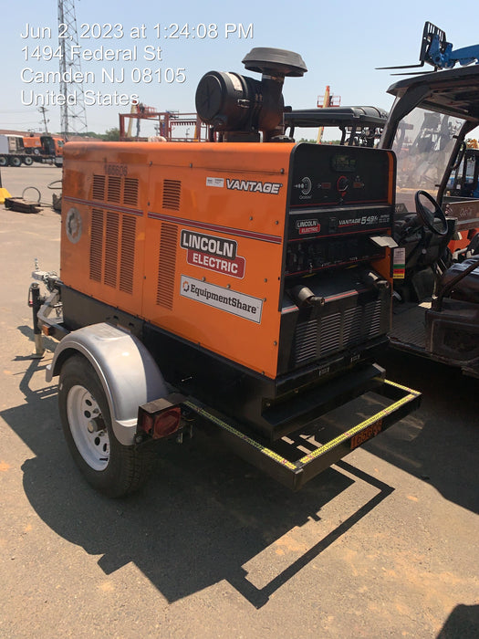 2021 Lincoln Electric Vantage 549X Ready Pak 3, ORANGE (includes trailer, cable rack, fender light kit)