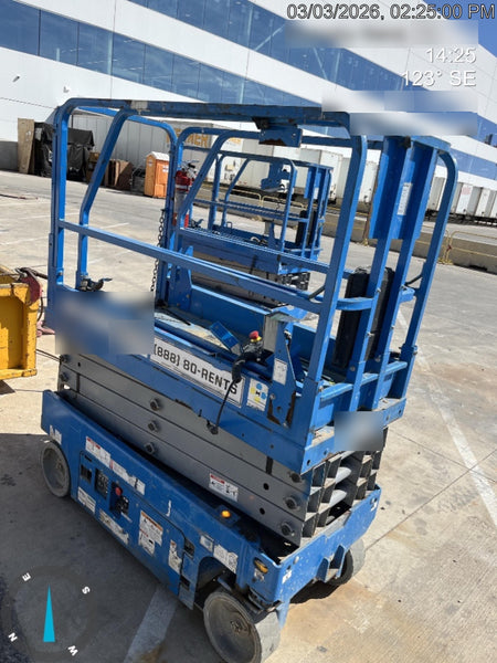 2019 Genie GS-1930 Fixed rails with chain Entry