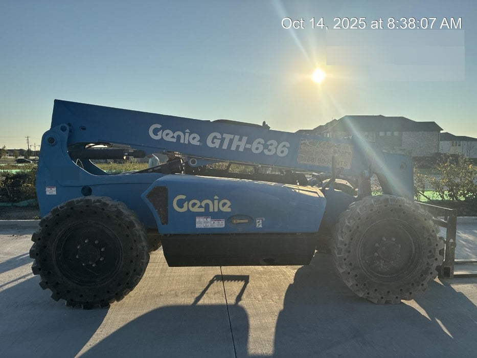2017 Genie GTH-636 Genie GTH636 Telehandler, 48" Carriage, Solid Tires