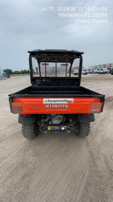 2019 Kubota RTV-X900 4wd Utility Cart, LED Strobe, Windshield Tempered Glass, Plastic Canopy, Backup Alarm