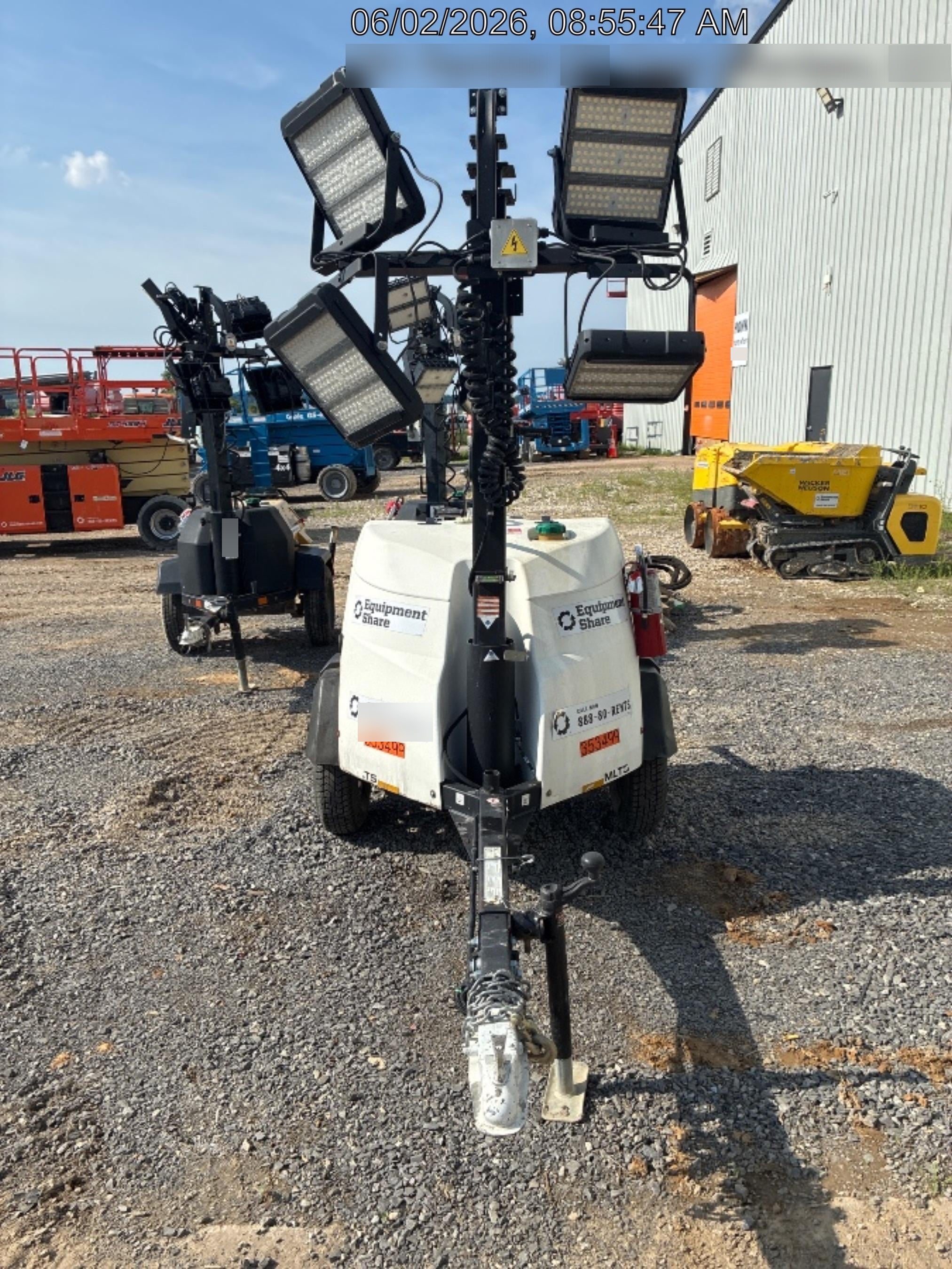 2023 Generac MLT2 Diesel, Flex Switch 120V Input, Powerzone Controller, (4) 320W LED Lights, 4kW Generator, 39.9 Gal Fuel Tank, 2" Ball, T3