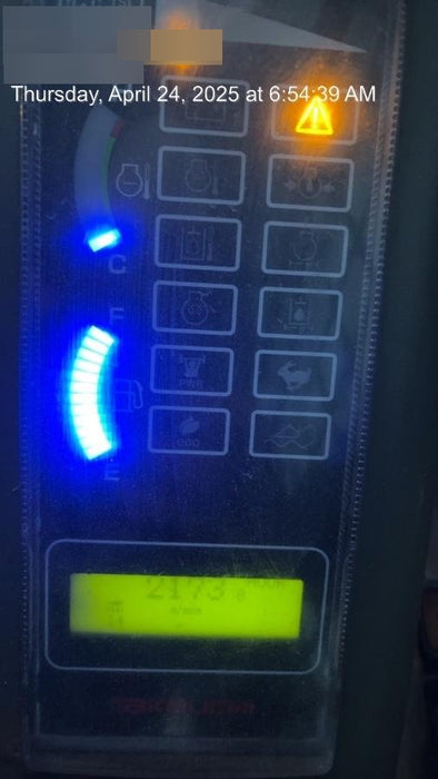 2019 Takeuchi TL8 Cab, Heat/AC, Defroster, 15" Wide Rubber Tracks, Back-up Alarm, Front & Rear Working Lights, Auxiliary Hydraulics, Two-Speed Travel, Electronic Monitoring System, Hydraulic Universal Quick Hitch 76" HD Dirt Bucket with 8 Teeth, 20.3 cubic feet Capacity