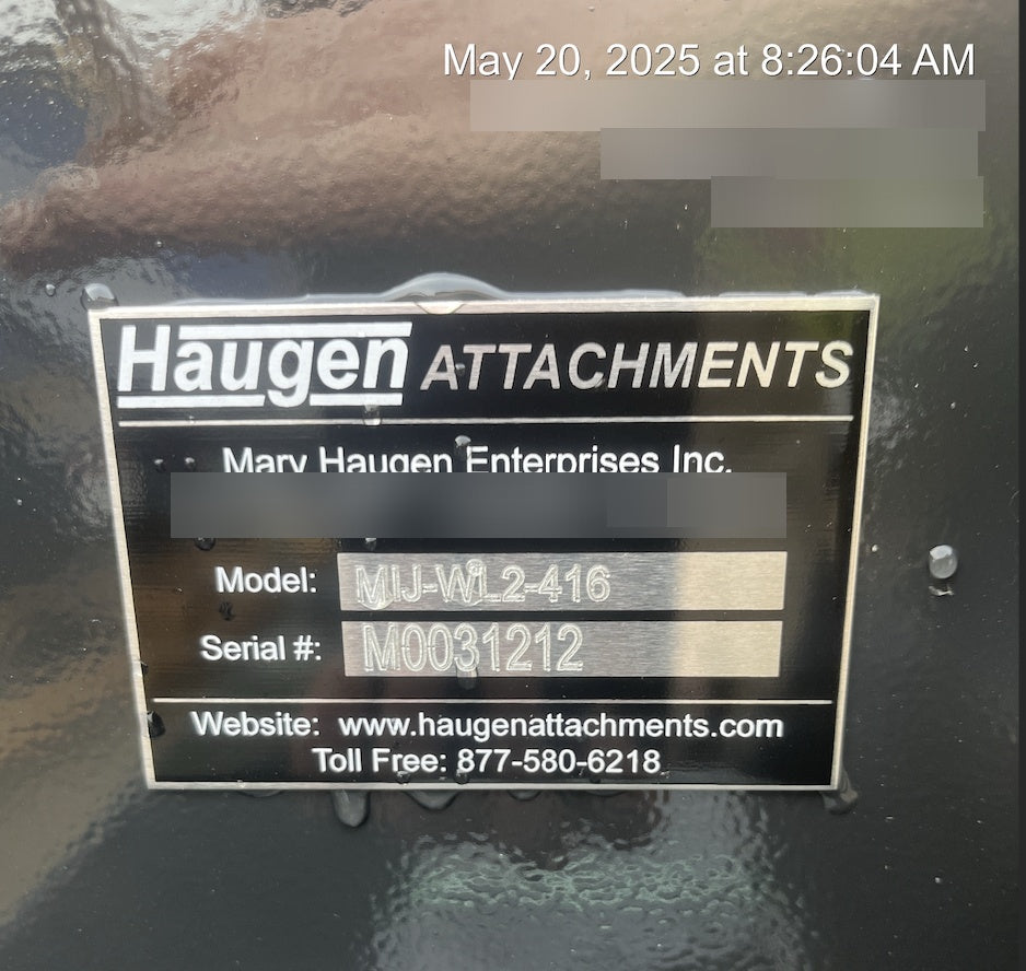 2025 HAUGEN MIJ-WL2-416