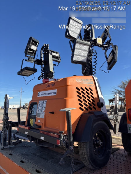 2023 Generac MLT2 Diesel, Flex Switch 120V Input, Powerzone Controller, (4) 320W LED Lights, 4kW Generator, 39.9 Gal Fuel Tank, 2" Ball, T3