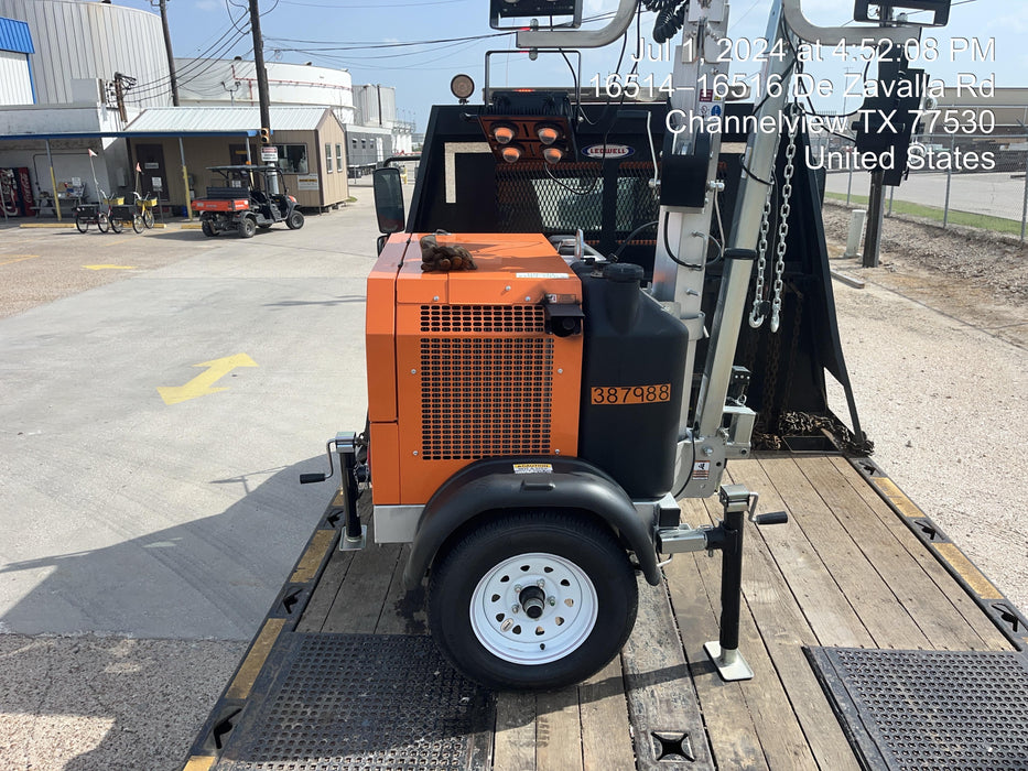 2024 Wanco WLTT-4MM4K Diesel, Deep Sea Controller, Shore Power Plug, Auto Start, (4) 350W LED Floodlights, 4kW Generator, 60 Gal Fuel Tank, 2" Ball, T3