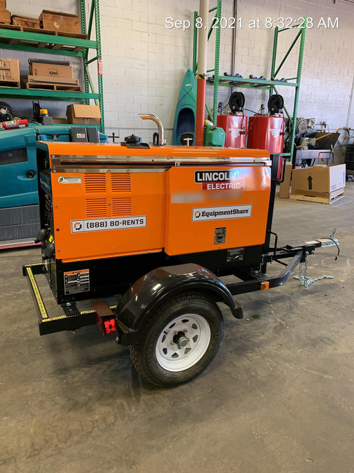 2021 Lincoln Electric Vantage 322 Vantage 322 Ready Pak 3 w/ Decals, ORANGE (includes trailer, cable rack, fender light kit) NO Telematics