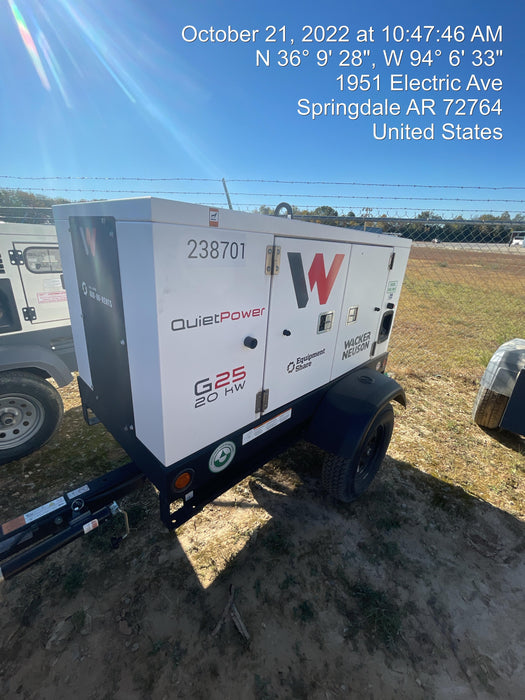 2022 WACKER NEUSON G25