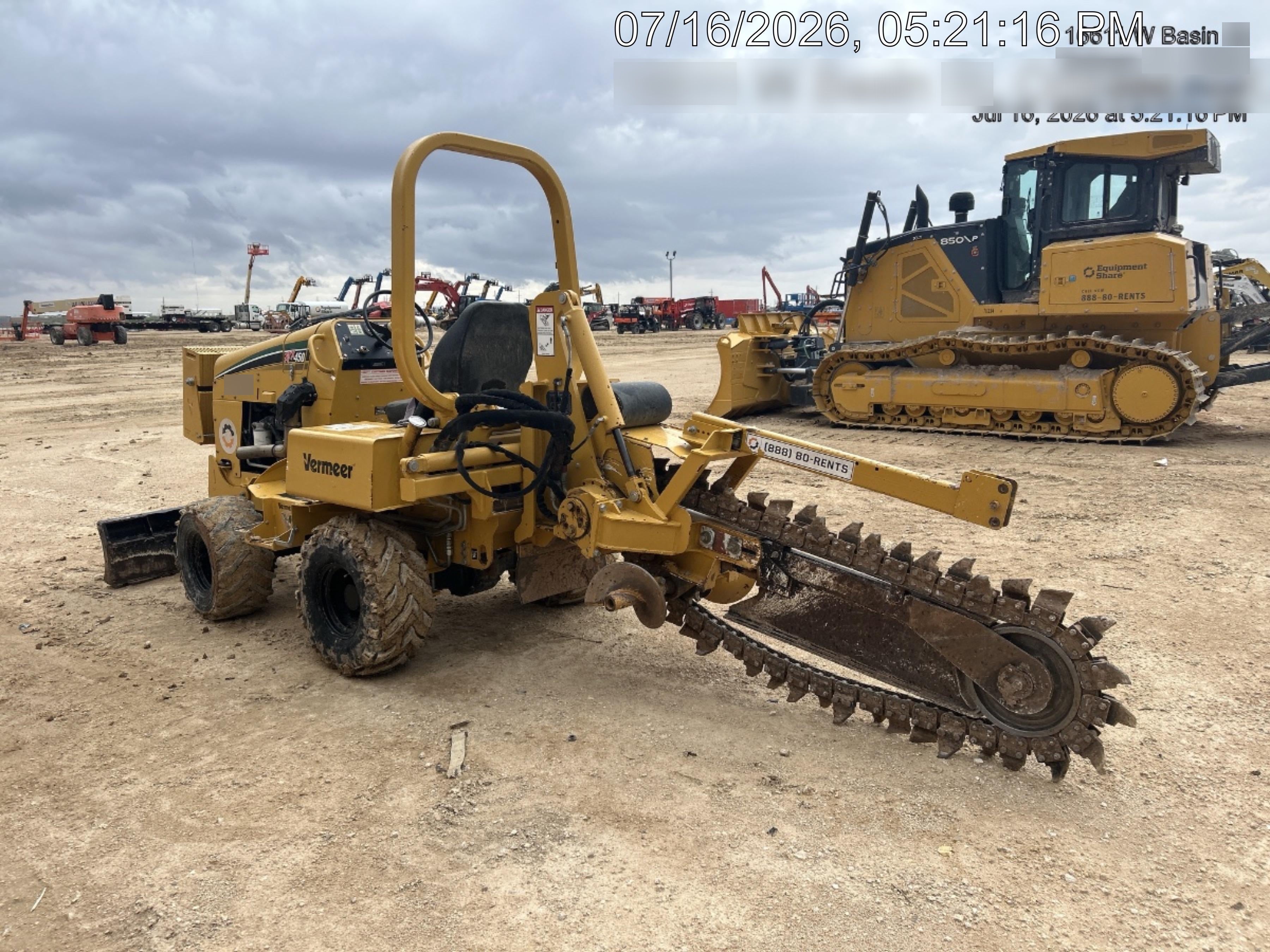 2019 VERMEER RTX450
