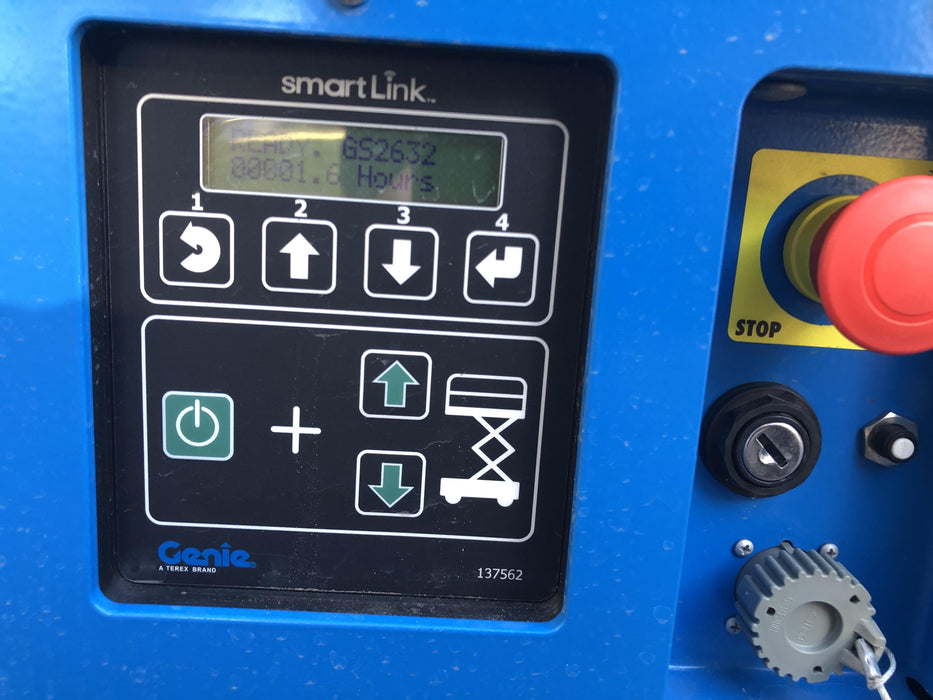 2020 Genie GS-2632 Solid NM Tires, Folding Rails with Half-Height Swing Gate, Beacon, 800W Invertor