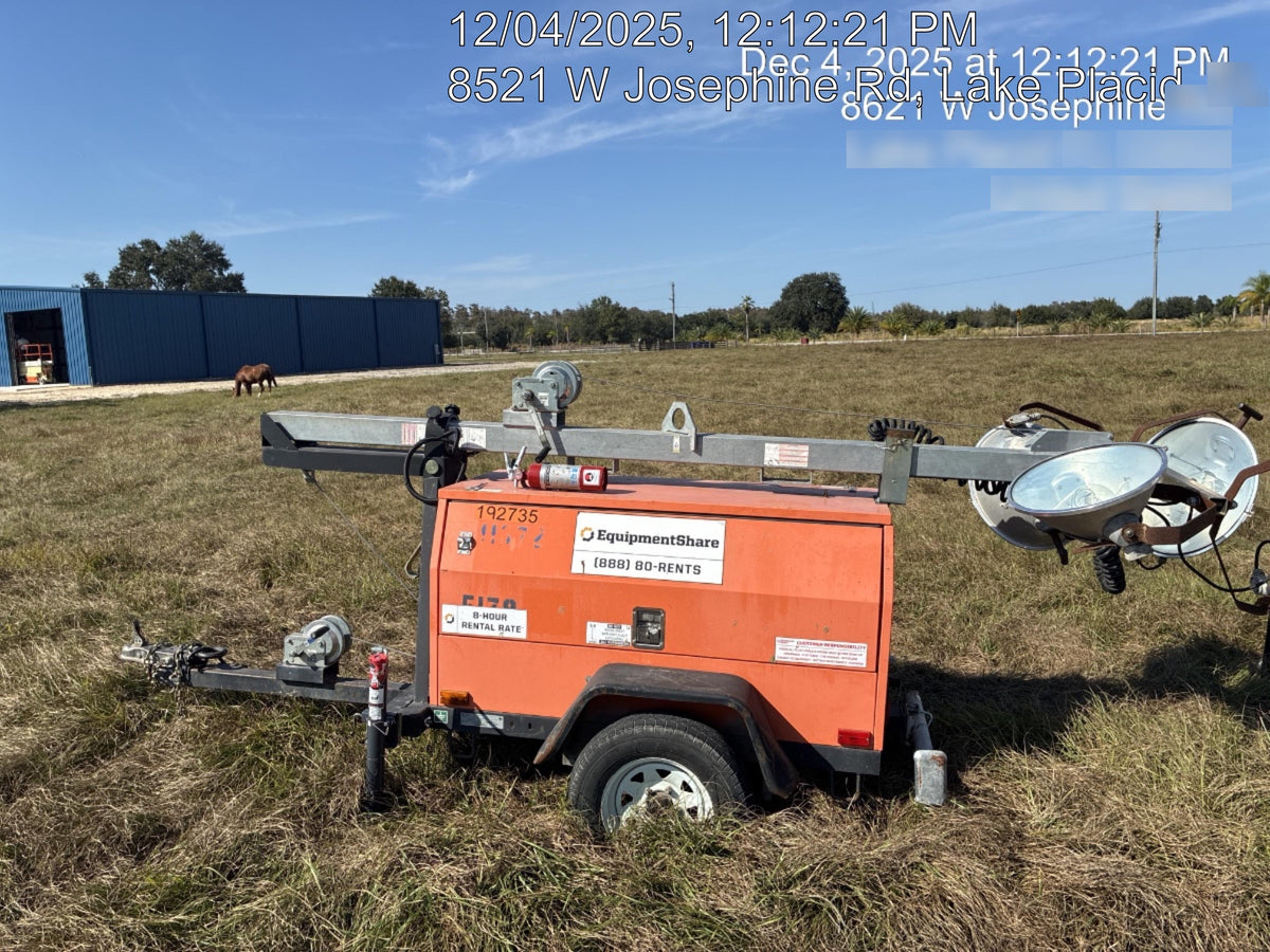 2017 Wanco WLT-4M PORTABLE LIGHT TOWER