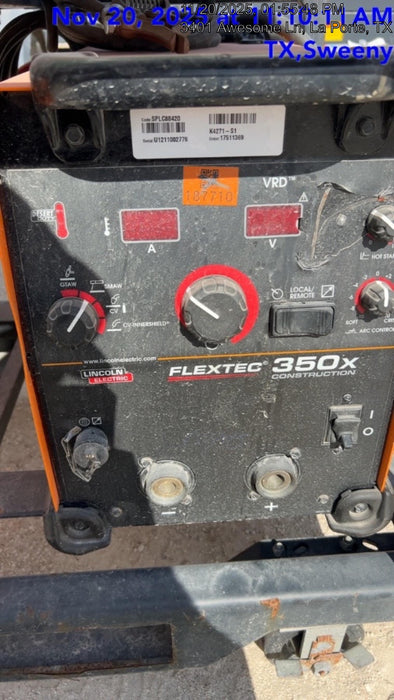 2021 LINCOLN ELECTRIC FLEXTEC 350X