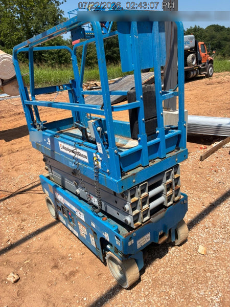 2020 Genie GS-1930 Solid Non Marking Tires, Beacon, Folding rails with half height swing gate