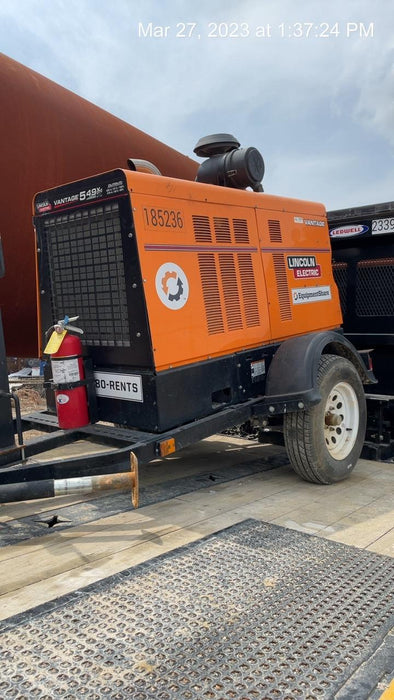 2021 Lincoln Electric Vantage 549X Ready Pak 3, ORANGE (includes trailer, cable rack, fender light kit)