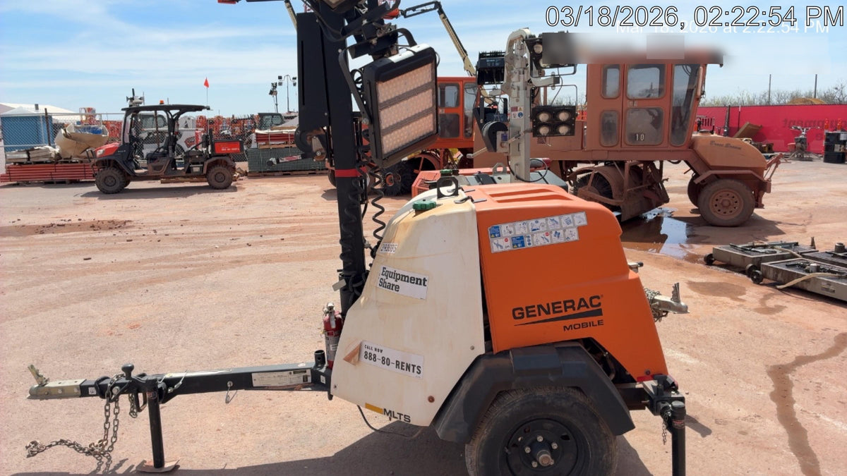 2024 Generac MLT2 Diesel, Flex Switch 120V Input, Powerzone Controller, 
(4) 320W LED Lights, 4kW Generator, 39.9 Gal Fuel Tank, 2" Ball, T3