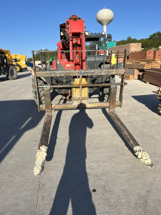 2018 Manitou MTA10055 Manitou MTA 10055 w/Cab/Heat/AC, Work Lights/Strobe, Aux Hyd, Solid Tires, Lift Hook, 66" Carriage, 60" Forks