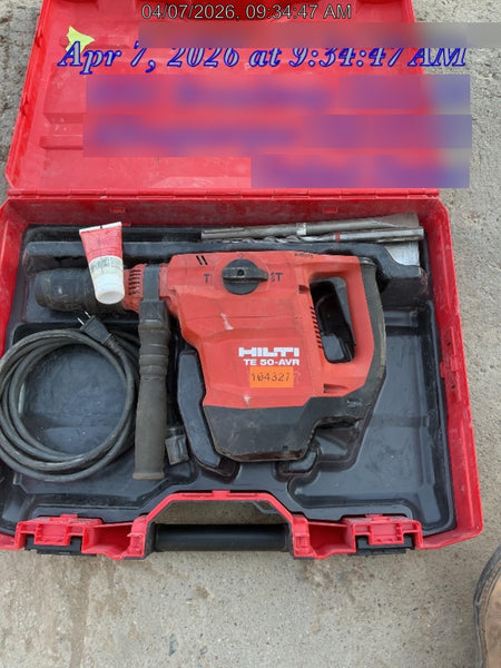2020 HILTI TE 50-AVR
