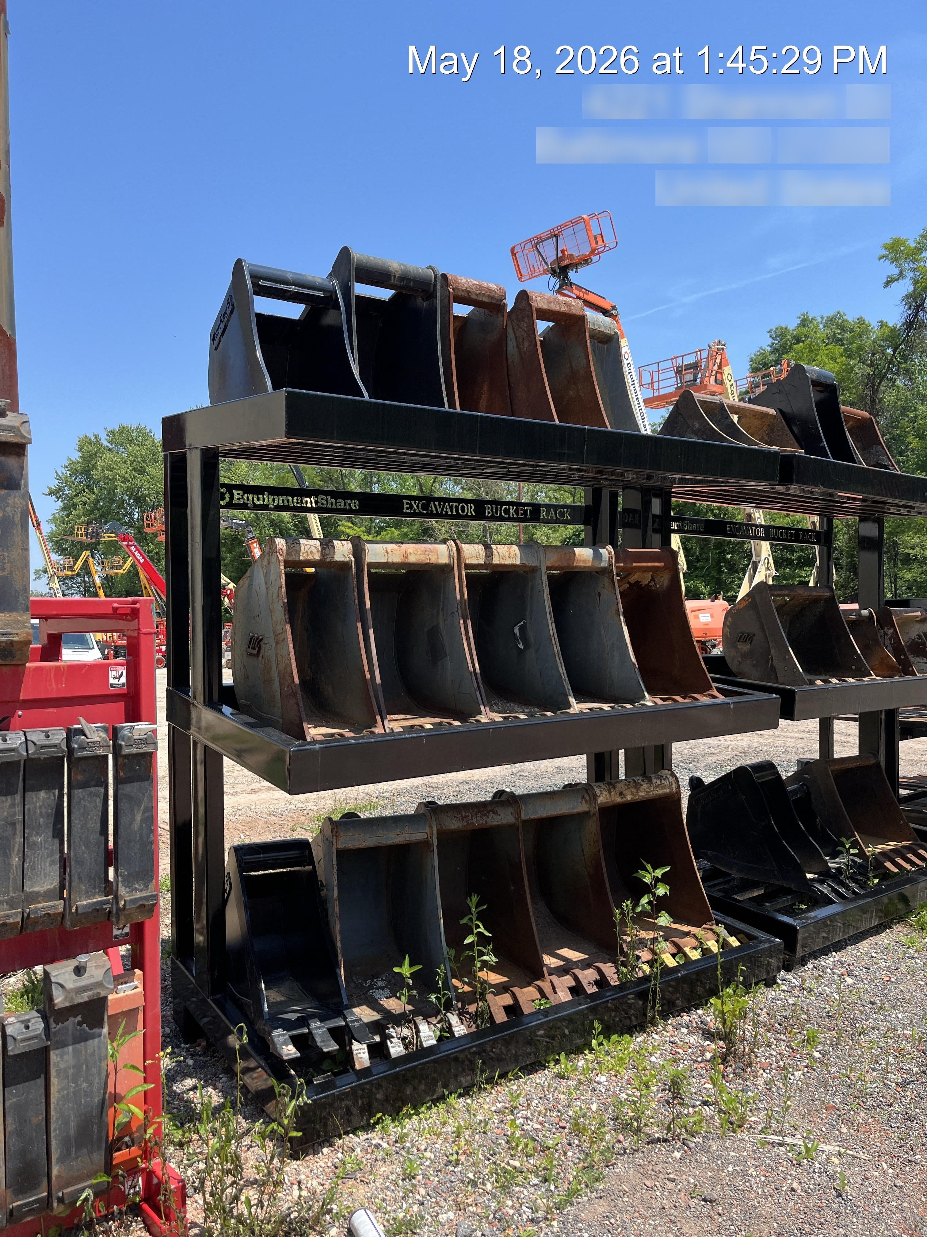 2026 FLUID POWER SUPPORT Excavator Bucket Rack