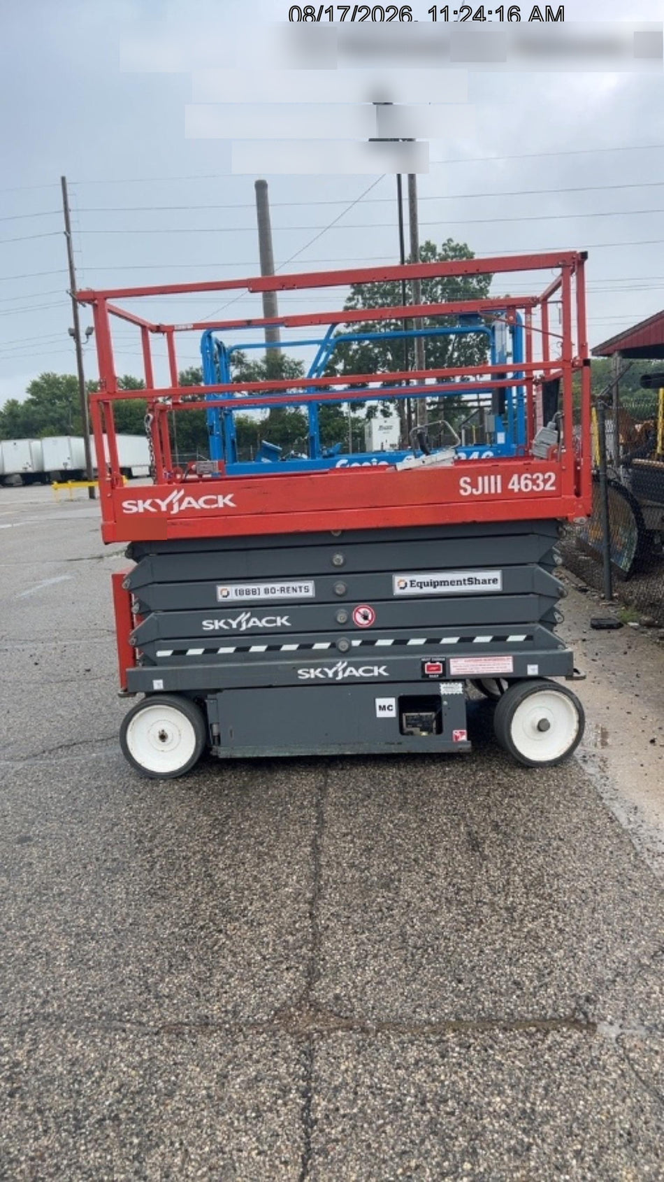 2018 Skyjack SJIII-4632 Standard Rental Specs