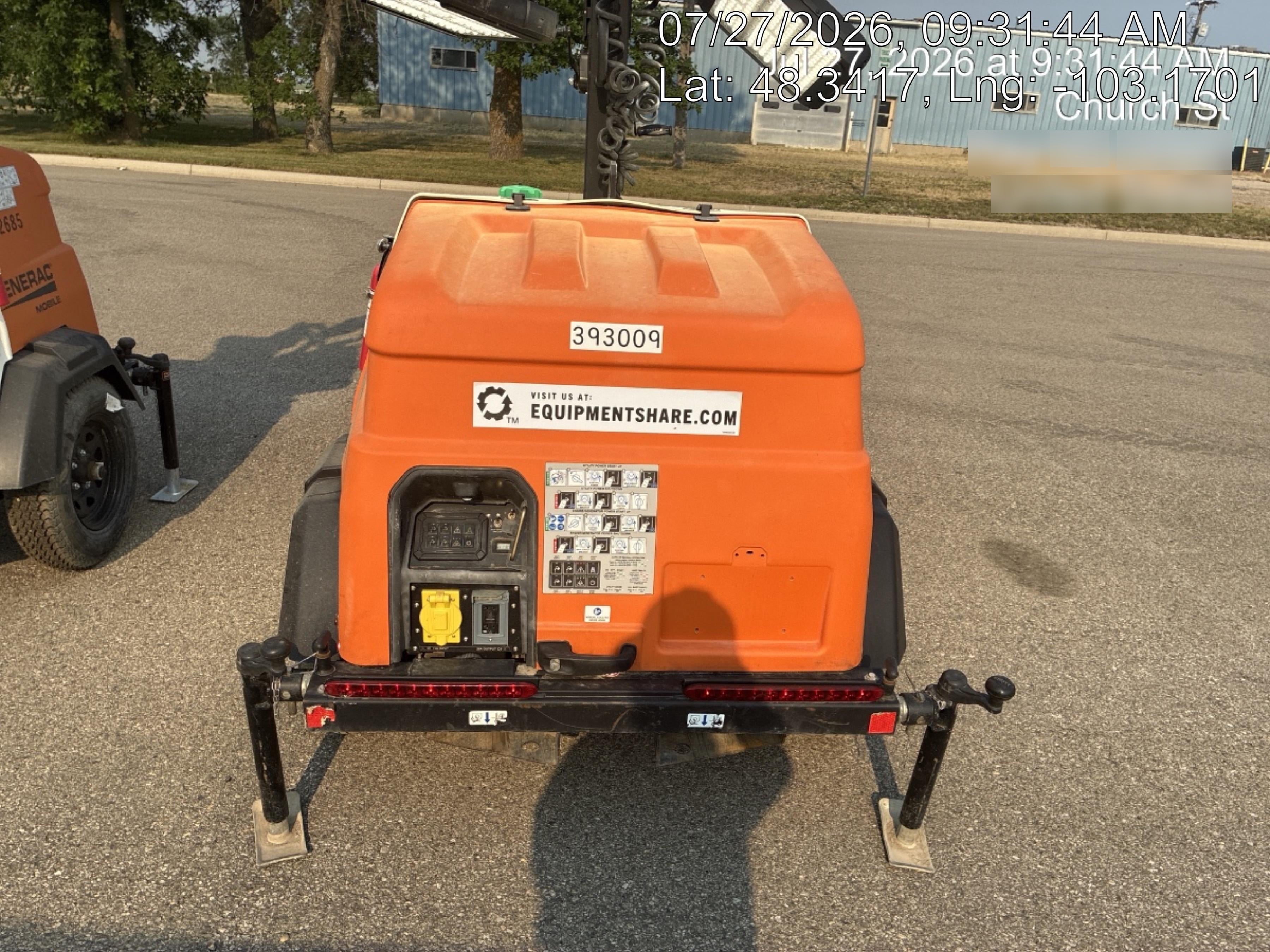 2024 Generac MLT2 Diesel, Flex Switch 120V Input, Powerzone Controller, 
(4) 320W LED Lights, 4kW Generator, 39.9 Gal Fuel Tank, 2" Ball, T3