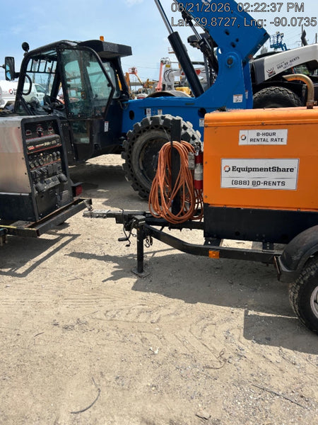 2021 Lincoln Electric Vantage 322 Vantage 322 Ready Pak 3 w/ Decals, ORANGE (includes trailer, cable rack, fender light kit) NO Telematics