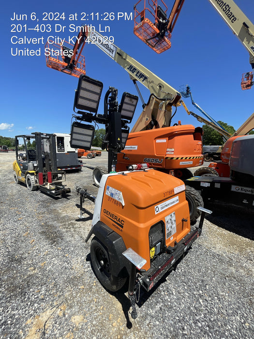 2023 Generac MLT2 Diesel, Flex Switch 120V Input, Powerzone Controller, 
(4) 320W LED Lights, 4kW Generator, 39.9 Gal Fuel Tank, 2" Ball, T3