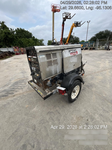 2019 Lincoln Electric Vantage 322 Lincoln Vantage 322 Welder w/Trailer, Light Kit, Cable Rack