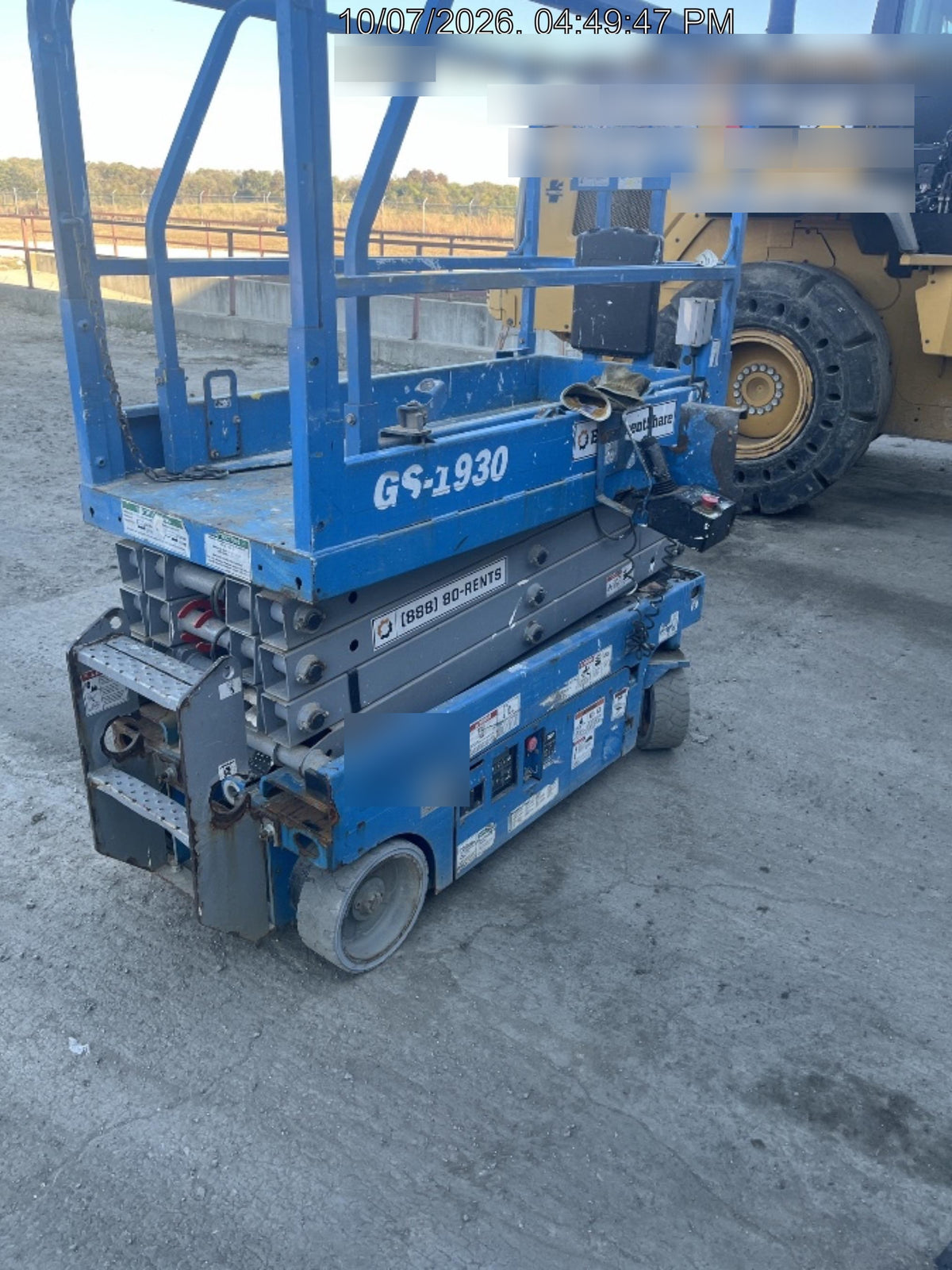 2019 Genie GS-1930 Fixed rails with chain Entry